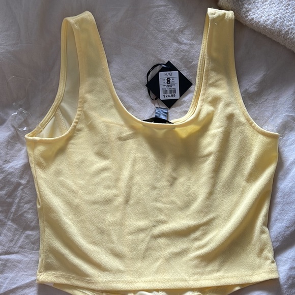 Brand New Yellow Corset Tank - Picture 3 of 3